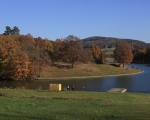 Luhačovická přehrada v podzimním kabátku (10)