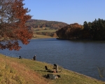 Luhačovická přehrada v podzimním kabátku (11)