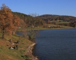 Luhačovická přehrada v podzimním kabátku (12)