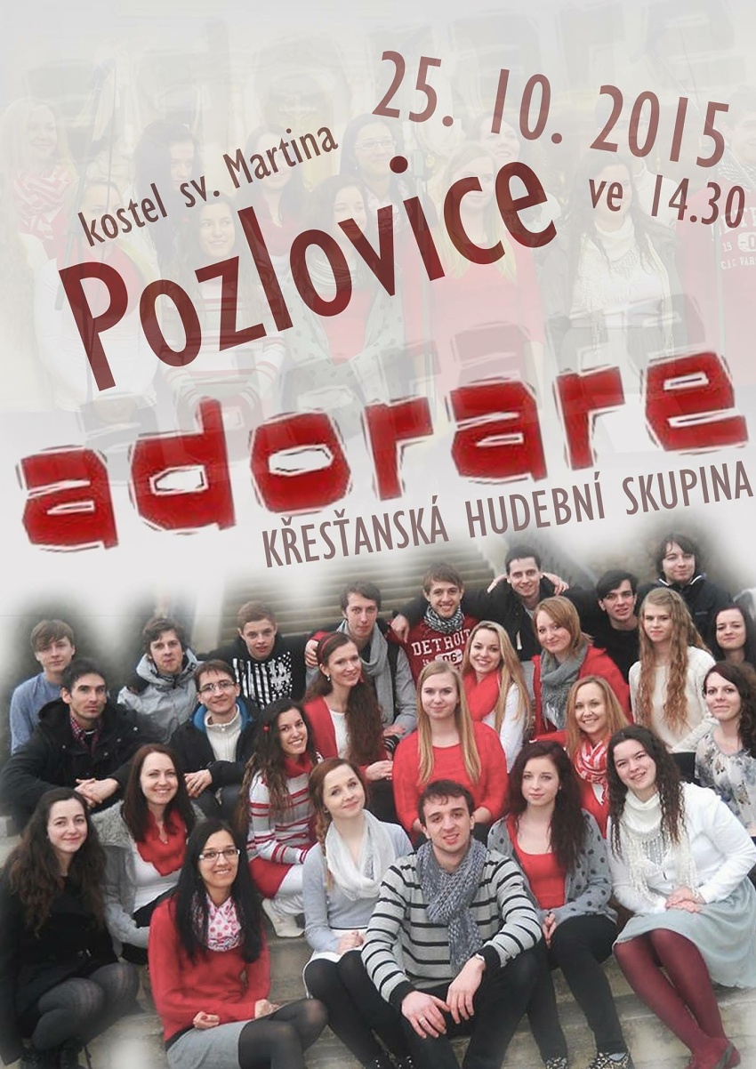 adorare-plakát Pozlovice 25.10.2015