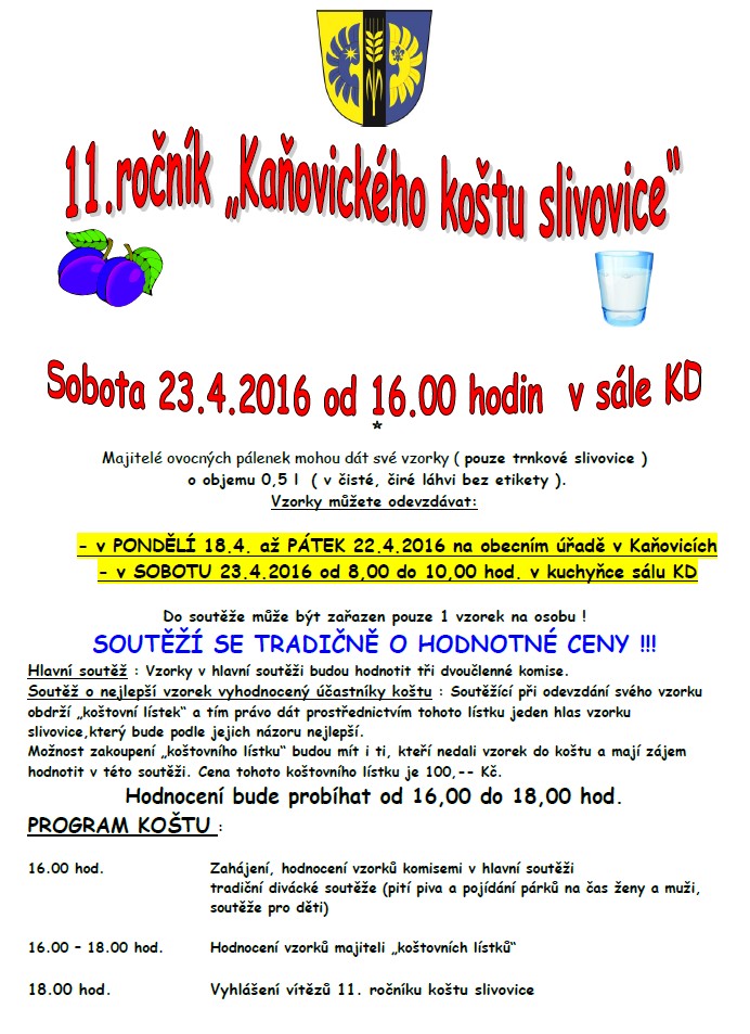 Kaňovice košt 2016